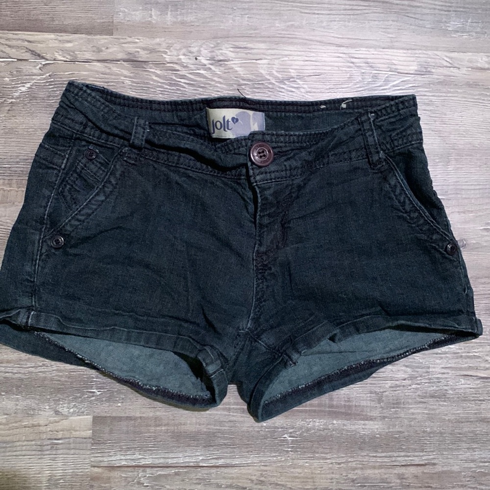 Jolt dark blue denim shorts. Size 3